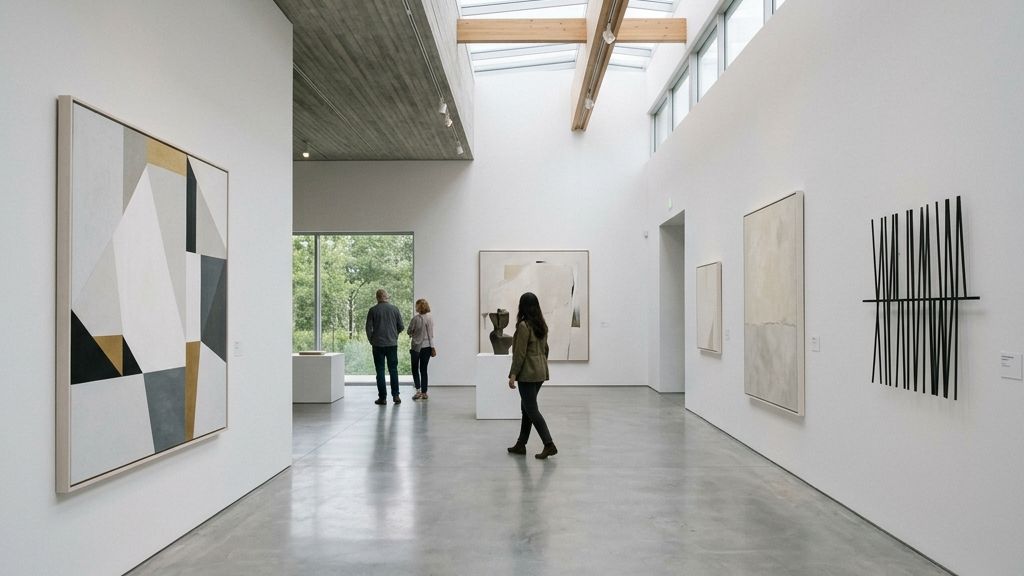 Instalace v pavilonu